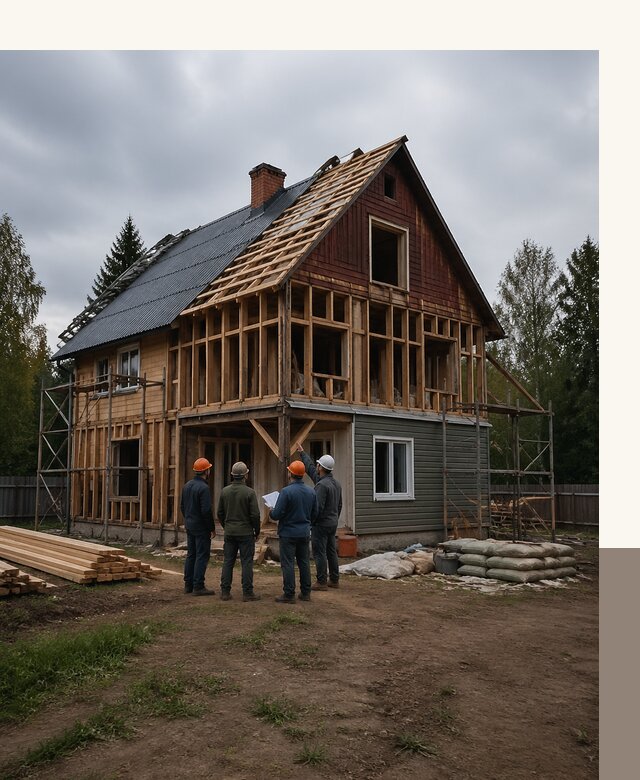 Реконструкция дачного дома в Йошкаре-Ола под ключ с проектом