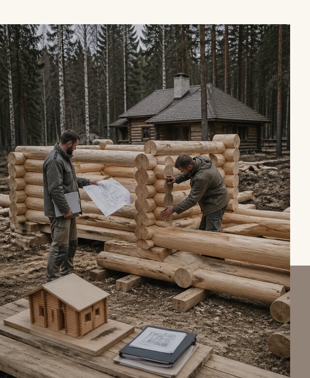 Проектирование и строительство домов из бревна в Йошкаре-Ола
